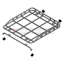 Long Luggage Rail Roll Cage - Land Rover Defender 90,110,130 - DA4738