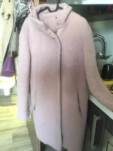 Wool blend coat light - h&m,
