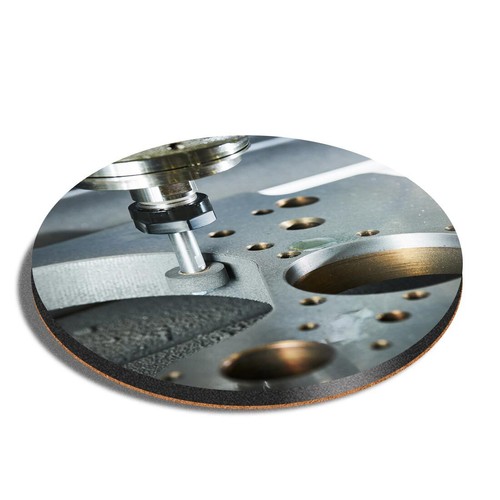 Round mdf coaster grinding - coaster,