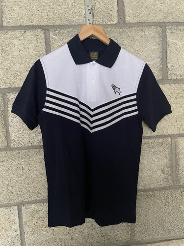 Derby county retro polo shirt - derby,