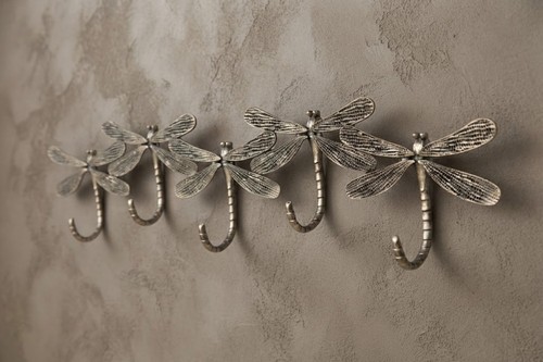 Vintage dragonfly coat hook - coat,