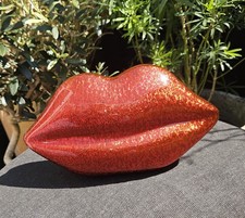 Lulu Guinness Red Perspex Lips