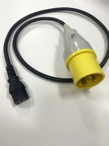 110v 16a yellow site plug - 16a,