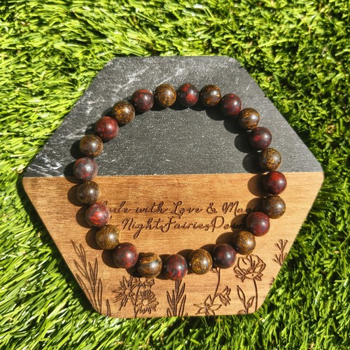 Bloodstone and bronzite - and,