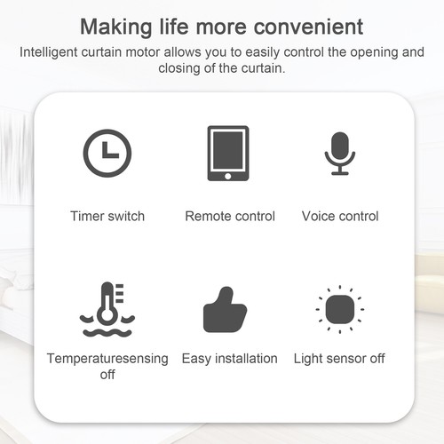 2pcs wifi intelligent curtain - wifi,