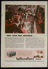 1944 Hallicrafters Ad " New