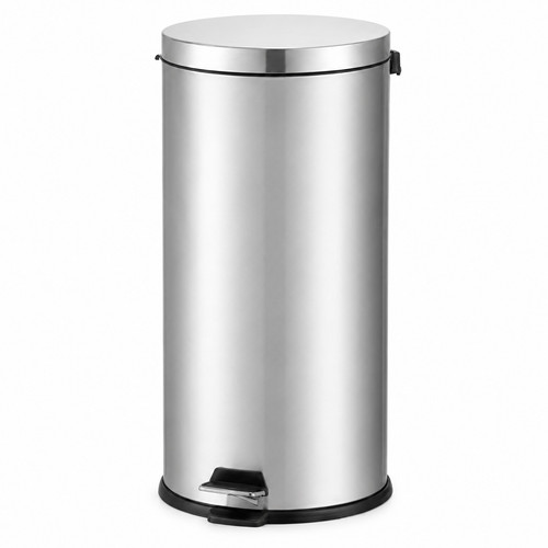 Large pedal bin - 30l, chrome