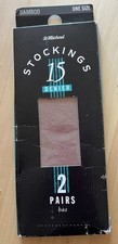 VINTAGE M&S STOCKINGS  PRISTINE NEVER WORN  BAMBOO COLOUR    15 DENIER  ONE SIZE