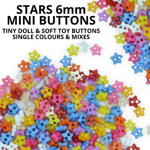 6mm assorted stars - stars, mini