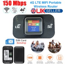 Unlocked 4G LTE LCD Portable WiFi Mobile Broadband Wireless Router MiFi Hotspots