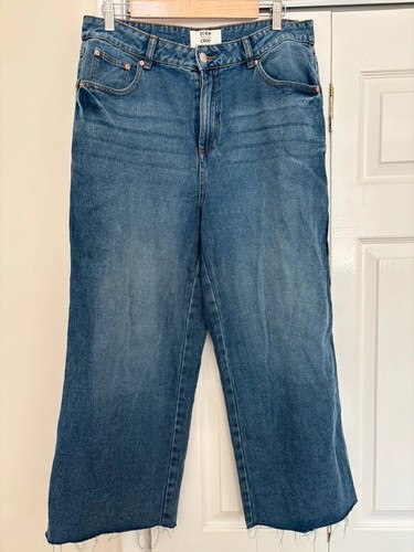 Blue wide leg - blue, jeans