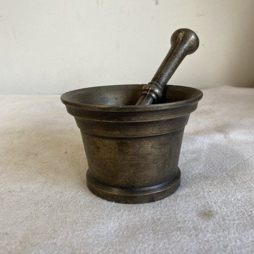 Vintage brass spun pestle - brass,