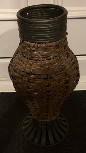 Rustic woven wicker and metal - rustic,