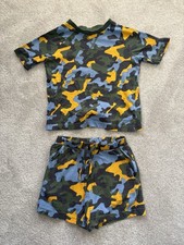 Boys Camo Print Pyjamas Age