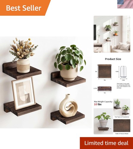 Durable rustic wood floating - rustic,