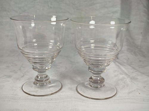 Pair vintage stuart crystal - pair,