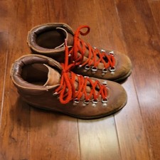 Raichle Men's Size 6.5 Swiss Leather Hiking Mountaineering Boots VTG