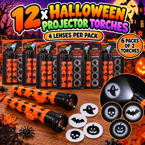 Halloween projector torches - projector, x
