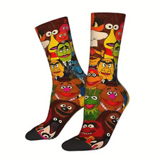 Mens The Muppets TV Show Comic Movie Cartoon Novelty Character Socks UK 6-11