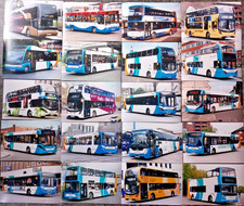 Joblot of 80 Stagecoach Bus and Coach Photographs (Random Selection)