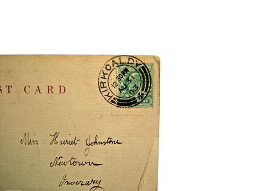 Postmark kirkcaldy fife - kirkcaldy.,