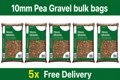 10mm pea shingle gravel - pea,