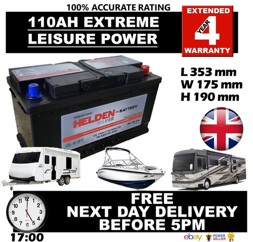 12v 110ah leisure battery - 110ah,