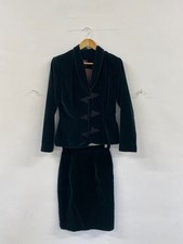 Fabulous Monsoon Twilight Velvet vintage Suit Set UK8-10 Forest Green w25 JF463