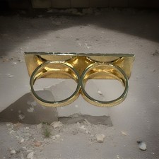 14k Gold Plated Two Finger