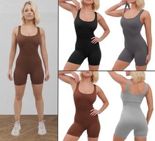 Womens Ribbed Jumpsuit Ladies