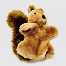 Tomy Fluppets Squirrel Hand Puppet Plush Toy Teddy Vintage