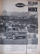 1962 ROOTES HILLMAN SUPER MINX