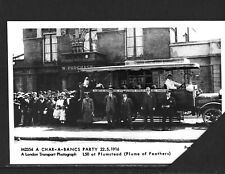 CHAR-A-BANC PARTY @ PLUMSTEAD IN 1916 - PAMLIN CARD #REF.B1060