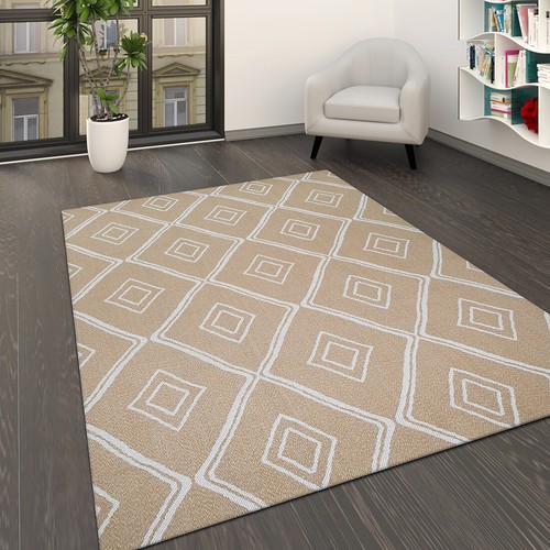 Mustard yellow rug diamond - yellow,