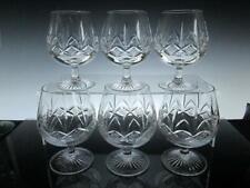 Set of Six (6) Edinburgh Crystal "SKYE" Brandy Balloon (4 3/4") Tall (signed)