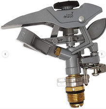 OasisAhead Pulsating Long Range Lawn Metal Impact Sprinkler Head Q-350 With 1/2"