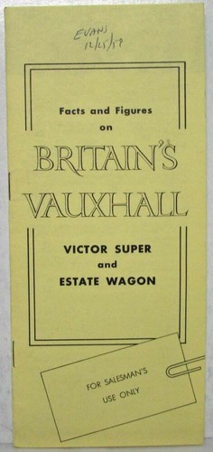 1960 vauxhall victor super - vauxhall,