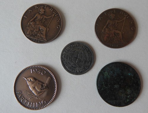 Job lot old - job, coins