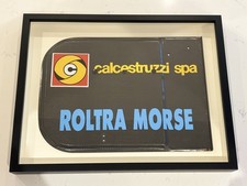 Minardi F1 M192 Rear Wing Endplate  – Race-Used Carbon Fibre – Framed Display