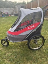 Innopet Comfort Dog Stroller with Rain Cover And Bike Attachment