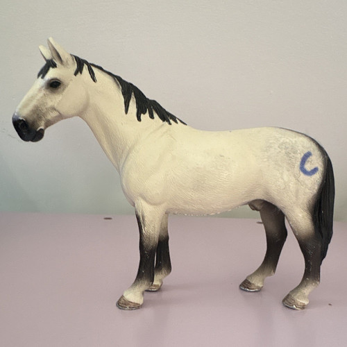 Schleich white horse plastic - schleich,