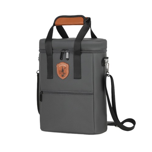 Two bottle wine tote bag - two-bottle,