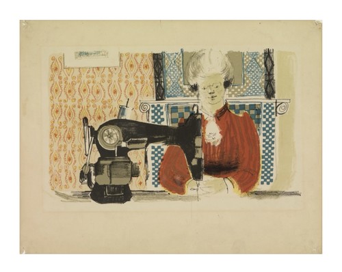 David hockney woman - woman, with