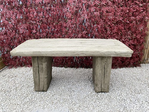 Garden bench melmar stone cast - melmar,