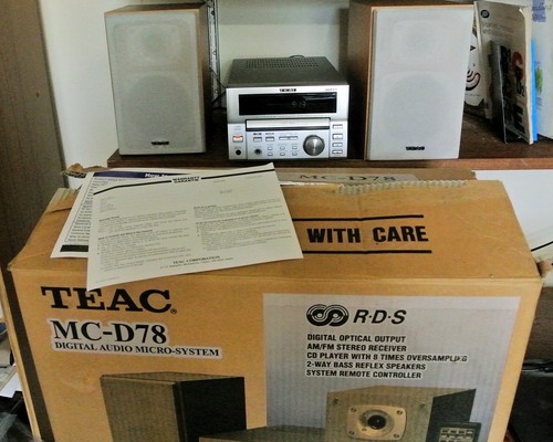 Teac d78 dab reciever - teac, mc-d78