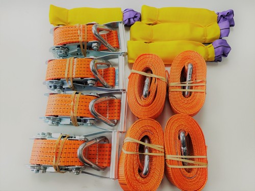 Orange car trailer softlink - 4x,
