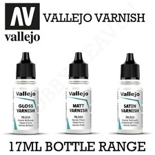 Vallejo Varnish Range 17ml Gloss Matt Satin Full Range Fast Shipping