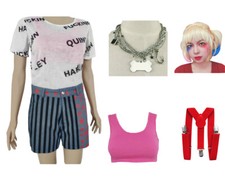 Harley Quinn Fancy Dress Costume Quinn Womens Halloween Costume Birds of Prey