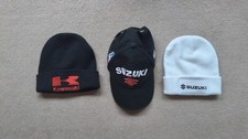 3 Various Motorcycle Hats All