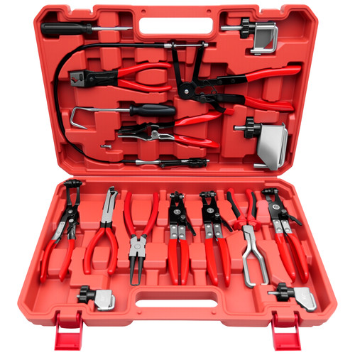 16pcs hose clamp pliers - pliers, set